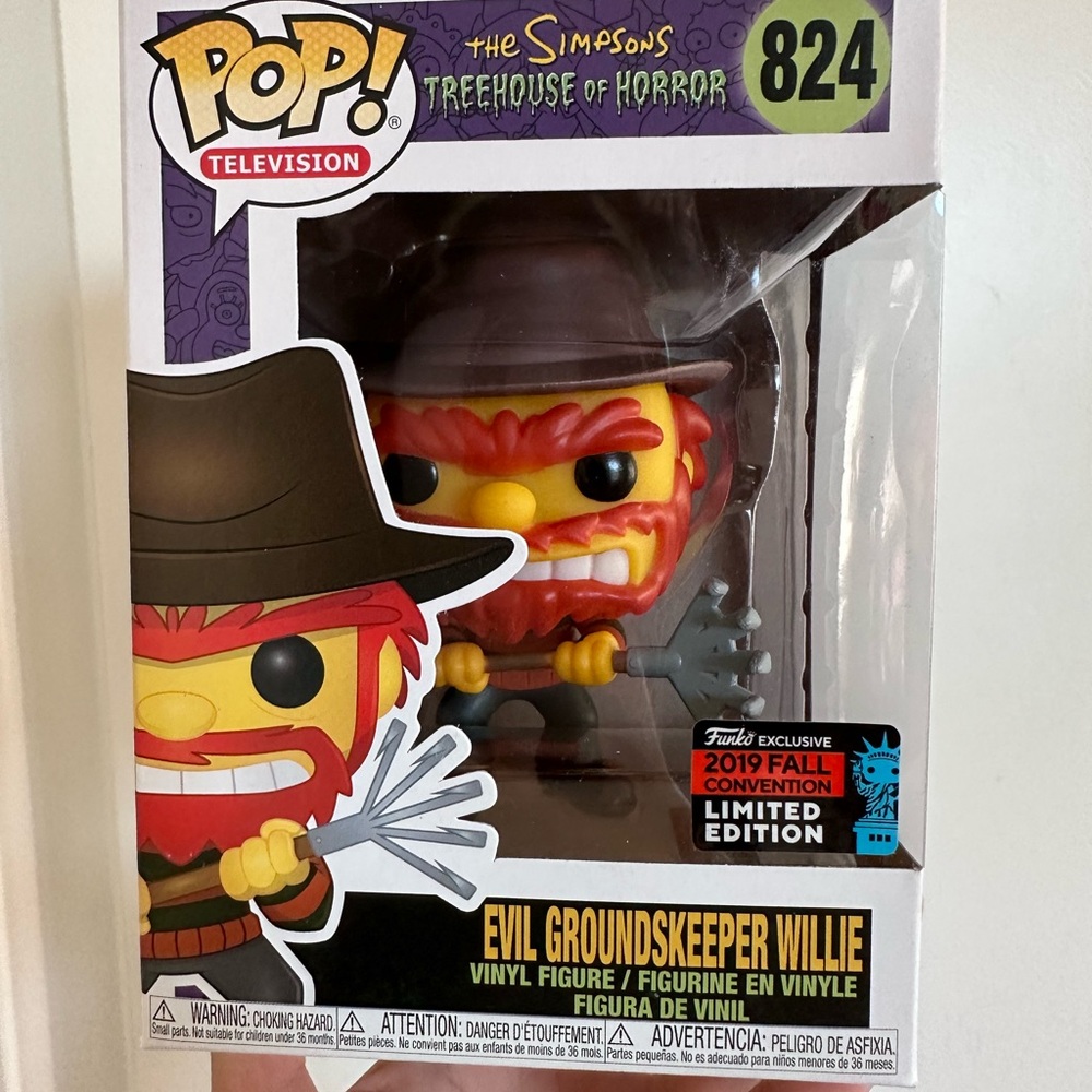 Groundskeeper Willie The Simpsons Halloween Funko Pop